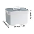 thumbnail image 3 of Fwttom Plastic Rectangular Anytime Divider Cutter Divider Break Divider Dividing Boxes, 3 of 6