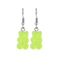 thumbnail image 1 of (1 Par De aretes con colgante De oso De dibujos animados) (pendientes De boda para mujer) (pendientes largos Elegantes, 1 of 4