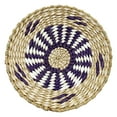 thumbnail image 4 of Hanging Woven Wall Basket Decor | Seagrass Baskets Wall Decor | Perfect For Natural Boho Home Decor | Handmade Decorative Flat Tray and Baskets with a hook on the Back | Unique Wall Art, 4 of 6