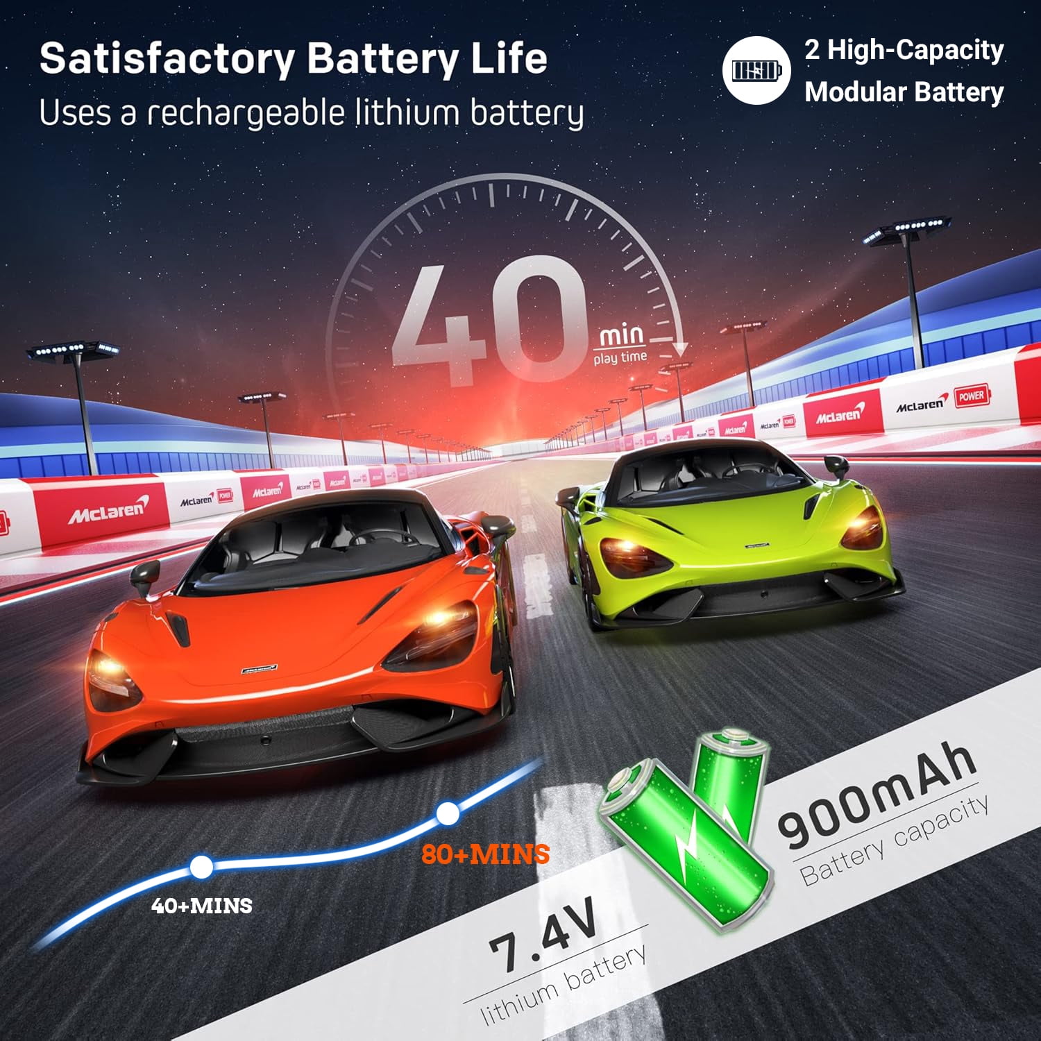 Miebely Remote Control Car,1/12 McLaren 765LT RC Car,Liscensed by McLaren,12km/h Fast Model Car Headlight for Adults Kids Gift(Orange)