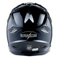 thumbnail image 6 of 1Storm Adult Motocross Helmet BMX MX ATV Dirt Bike Helmet Racing Style HF801; Glossy Black, 6 of 6
