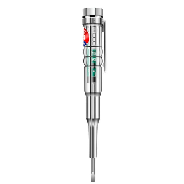 Pluma de medición eléctricaANENG B14 24-250V probador eléctrico inducido destornillador eléctrico sonda con luz indicadora sonido y alarma de luz pluma de prueba ANENG Pluma de medición eléctrica