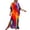 A-Multicolour782, variant on XIAOCHA Butterfly Print Kaftan Dress for Women Oversized Flowy Batwing Sleeve V Neck Maxi Dress Airy Bold Beach Dresses
