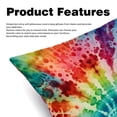 thumbnail image 2 of Tie Dye Covers with Unique Patterns, Set of 2 Decorative Throw Pillow Inserts for Sofa Bed Couch, 16x16/18x18/20x20 Inches, Ideal for Home Decor and Gifting, 2 of 6