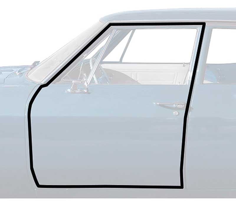 OER K812 Rear Outer Corner Cove Molding Set For 1963 Chevy Impala & Bel Air - Left & Right Pair