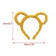 thumbnail image 4 of Women Winter Thick Plush Headband Round Mouse Bear Ears Makeup Hair Hoop Bandana, 4 of 5
