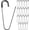 Black, variant on 20-Pack Large Safety Pin, 3.15 in(80mm) Zinc Alloy Heavy Brooch Pin for Sewing Clothes/Costume/Skirts Garments/Craft Supplies, Decorative Safety Pins [Black]
