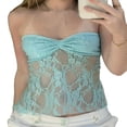 thumbnail image 1 of Élégant Top en Dentelle à Manches Longues pour Femmes, 1 of 8