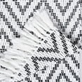 thumbnail image 3 of · REDEARTH · Classic Throw Blanket -Jacquard Medium Weight Soft Lap Blanket for Sofa Bed Couch Chairs loveseats car, Living, Indoor/Outdoor use 100% Cotton (50x60; Gray Charcoal), 3 of 8