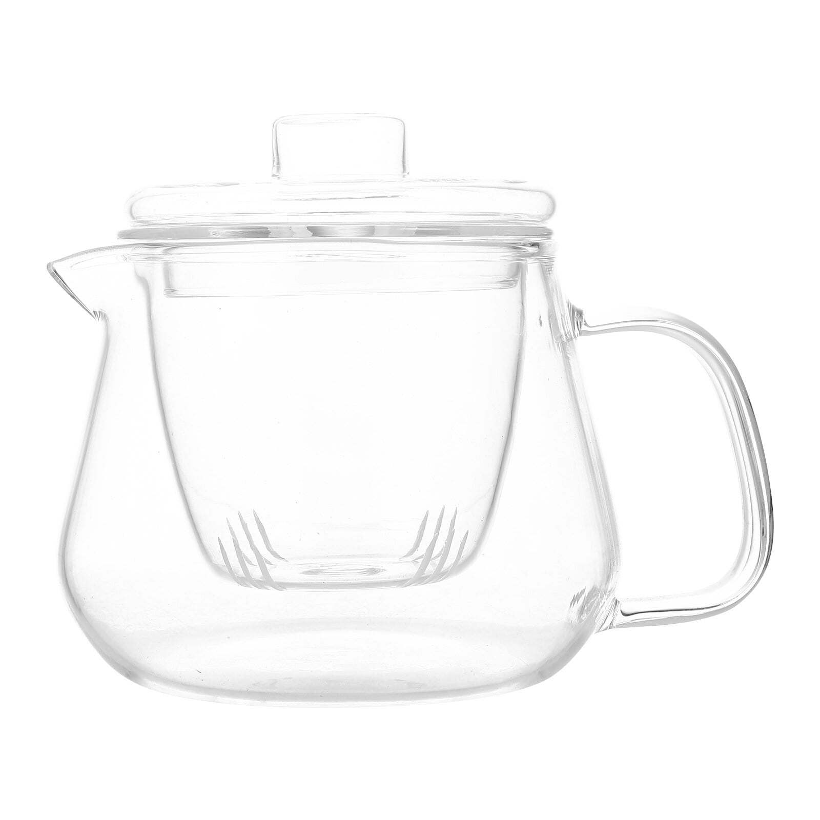 Homemaxs Thickened Tea Container Transparent Glass Teapot Decorative
