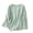 Green, variant on Womens Cotton Linen Tops Long Sleeve Jacquard Gauze Shirts Crew Neck Knot Asymmetrical Hem Dressy Blouses Purple
