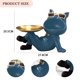 thumbnail image 3 of Decoración De Almacenamiento Decoración de caja de almacenamiento de Bulldog con escultura de mesa de resina de paleta para el hogar (azul) Wdftyju Libre de BPA, 3 of 3