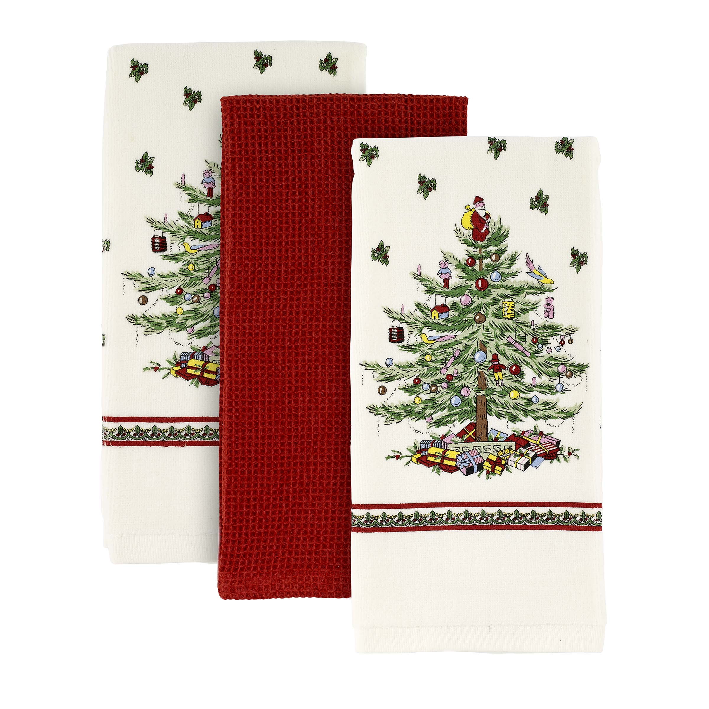 Avanti Linens Spode Tree Set of 3 Kitchen Towel 215356PKT Avanti Linens Spode Tree Set of 3 Kitchen Towel 215356PKT