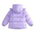 thumbnail image 2 of Esho Toddler Girls Winter Hooded Coats Jackets, Little Girls Warm Puffer Coat Snow Clothes Outerwear 1-6T, 2 of 3