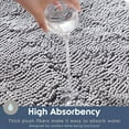 thumbnail image 2 of LammaLoe Bath Rug, Chenille Bathroom Rug, Absorbant Bath Mat for Bathroom Decor, Shower Mat 26x44, 2 of 6