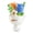 White, variant on Bouquet Bubble Machine, Flower Handheld Rechargeable Fully Automatic Floral Bubble Blower, Portable Lightweight Bubble Blower Machine Bubbles for Wedding Outdoor Party