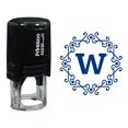 thumbnail image 1 of Printtoo Alphabet W Monogram Octagon Celtic Swirl Frame Self Inking Rubber Stamp Office Stationary, 1 of 7