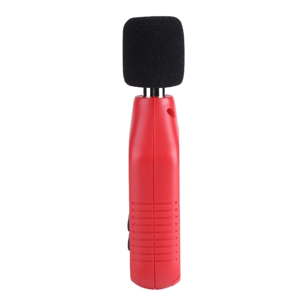 Medidor de Nivel de Sonido Digital, Medidor de Decibelios de 30 dB A 130 dB Probador de Monitoreo de Decibelios de Ruido Con Retroiluminación Lcd Para Hoteles, Salas de
