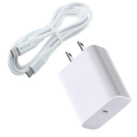 18W Fast Home Charger For Verve Connect ZMax 11 - PD Type-C 6ft USB-C Cable Quick Power Adapter Travel Wall AC Plug Cord Wire for Consumer Cellular Verve Connect ZMax 11
