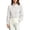 White, variant on Blouses for Women Dressy Casual Elegant Ruffle Long Sleeve Shirts for Women Loose Fit Soft Versatile Fashion Tops for Women Office Work Daily Wear White M