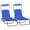 Blue, variant on Stackable Outdoor Sling Patio Dining Chairs Set of 2, Folding Lawn Chairs for Camping Beach with Armrests, Metal Frame, No Assembly, Gray