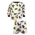 thumbnail image 2 of Minecraft Girls Long Sleeve Shirt and Short Pajama Set, 2 Piece, Sizes 6-12, 2 of 2