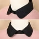 thumbnail image 3 of Blusa de cuello falso con cuello desmontable para mujer, media camisa, cuello falso (blanco, negro) MFZFUKR 222489-3, 3 of 8