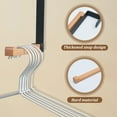 Curtain Hooks for Wall Hair Catcher Shower Wall Loofahs for Shower Wood