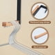 thumbnail image 5 of Ganchos De Madera Para Colgar En La Puerta 2025 Ganchos De Madera Mejorados Ganchos Plegables Para Colgar En La Puerta Percha Plegable Y Resistente De Metal Y Madera Para La Ropa, Sombreros Y Toal, 5 of 8