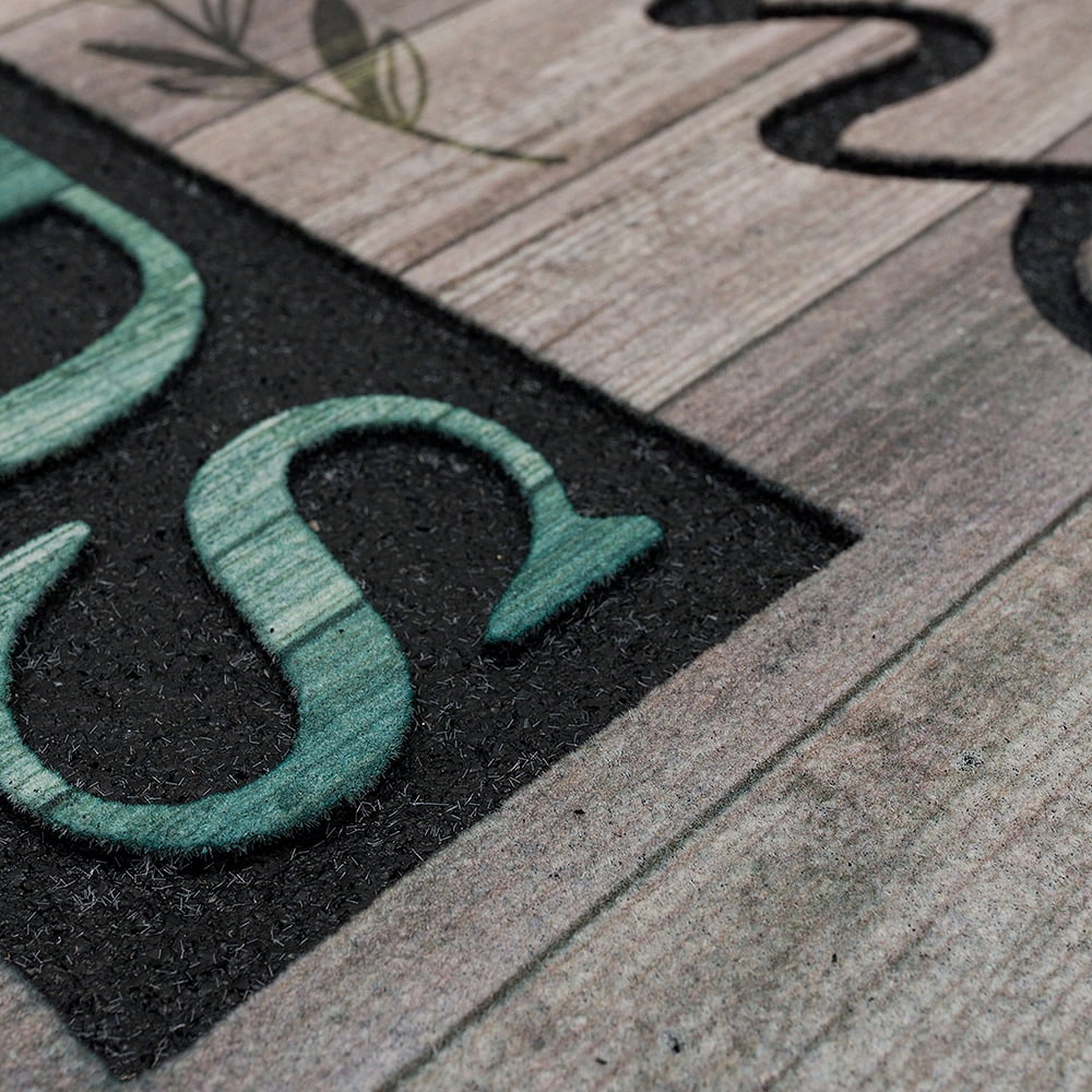 Mohawk Home Farmhouse Friends Outdoor Polyester Door Mat, Multi, 1' 6" X 2' 6"