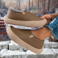 thumbnail image 2 of Willtoo Womens Winter Slip On Ankle Shoes Warm Lined Waterproof Casual Snow Shoes Non Slip Chunky Sole Comfort Walking Shoes for Daily Outdoor, 2 of 6
