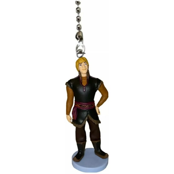 Kristoff PVC Fan Lamp Light Pull Chain Figure Frozen Figurine PVC Anna Prince 3”