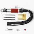 thumbnail image 1 of Air Reciprocating File & Body Saw 3/8in stroke, Multi-function Low Vibration 3500spm Pneumatic Cutting Tool & Abrasive Tool with 4 Files and 5 Saw Blades (Stroke Length: 10mm), 1 of 4