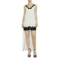thumbnail image 1 of BCBGMAXAZRIA Robe Haute/basse en Dentelle de Lac pour Femmes en Talc Blanc Taille TP $298, 1 of 1