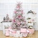 thumbnail image 5 of 10/5/1 piezas 14,5 cm flores artificiales de Navidad con purpurina decoración del árbol de Navidad adornos de Feliz Año Nuevo flores falsas de Navidad natal, 5 of 5