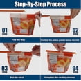 thumbnail image 3 of 50-Pack Freshness Sealing Rods, Multi-Size Plastic Bag Closure Clips for Food Storage Organization, 3 of 5