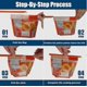 thumbnail image 3 of 50-Pack Freshness Sealing Rods, Multi-Size Plastic Bag Closure Clips for Food Storage Organization, 3 of 5