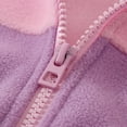 thumbnail image 4 of Hooded Fleece Warm Thicken Jacket Winter Clothe Splice Color For Adults Man Woman &Kids Boys Girls, 4 of 7