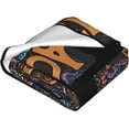 thumbnail image 4 of Acid Music Bath Flannel Blanket Air Conditioning Blanket Nap Blanket Sofa Throw Blanket Throw Blankets 60"X50", 4 of 6