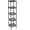 5 Tier-brown, variant on Bamboo Storage Shelf 5-Tier Multifunctional Shelving Unit with Slatted Shelves Standing Towel Rack Corner Rack for Bathroom Entryway Bedroom Kitchen Living Room Balcony 24 x 10 x 51 Inches