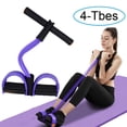 thumbnail image 2 of Cuerda de tensión multifunción 4 tubos elásticos Yoga Pedal tirador banda de resistencia cuerda de tensión de látex Fitness para abdomen cintura brazo estiramiento de piernas e, 2 of 4