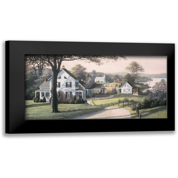 Saunders, Bill 14x9 Black Modern Framed Museum Art Print Titled - Reminiscing