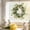 Green, variant on Spring Artificial Green Leaf Wreath, Small Decorative Wreath for Door Wall or Table Centerpiece, Indoor Outdoor Farmhouse Decor for Home Party Garden, 9.84x9.84in