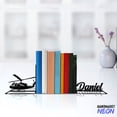 thumbnail image 3 of Handmadetneonsign Helicopter Airplane Metal Bookends, Airplane Name Bookend, Table Bookshelf Decor 045219, 3 of 4
