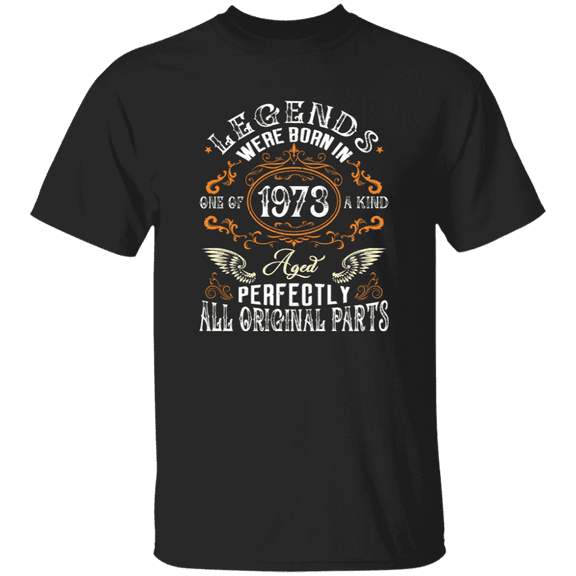 Vintage Legend Were Born In 1973 52 Years Old 52Nd Birthday Decorations Men Women T-Shirt