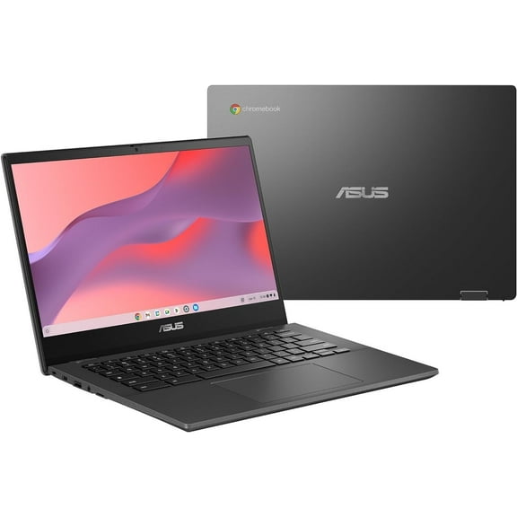 ASUS Chromebook 14" Laptop, 4GB RAM, 64GB eMMC, ChromeOS, Gray, CM1402CM2A-DS44