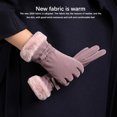 thumbnail image 2 of Jumpingount Guantes de invierno para mantener el calor, estilo Simple, hermosa pantalla táctil, guante para ciclismo para mujer, accesorio de ropa, guantes y mitones tipo 5 Jumpingount AP013150-05, 2 of 6