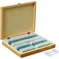 thumbnail image 2 of AmScope PS100A Prepared Microscope Slide Set for Basic Biological Science Education, 100 Slides, Set A, Includes Fitted Wooden Case, 2 of 4
