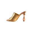 thumbnail image 3 of Ninety Union Ashley Kahen Fame Metallic Crystal Ball Heel Mule, Gold, 11, 3 of 5