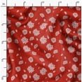 thumbnail image 2 of Soimoi Cotton Cambric Red Fabric By the Yard - 42 Inch Wide - Florals, Leaves Print Fabric - Elegant & Beautiful Patterns for Fashion and Home Decor Printed Fabric, 2 of 6